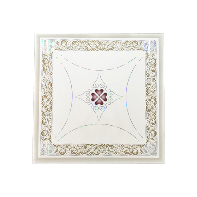 595*595mm Fireproof pvc ceiling
